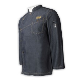 KI108 Custom Chef's Clothing Design Long Sleeve LOGO Chef's Clothing Chef's Clothing Manufacturer Cowboy Material    cooking lesson session  master chef jacket   pro chef clothing KI108 Custom Chef's Clothing Design Long Sleeve LOGO Chef's Clothing Chef's Clothing Manufacturer Cowboy Material    cooking lesson session  master chef jacket   pro chef clothing